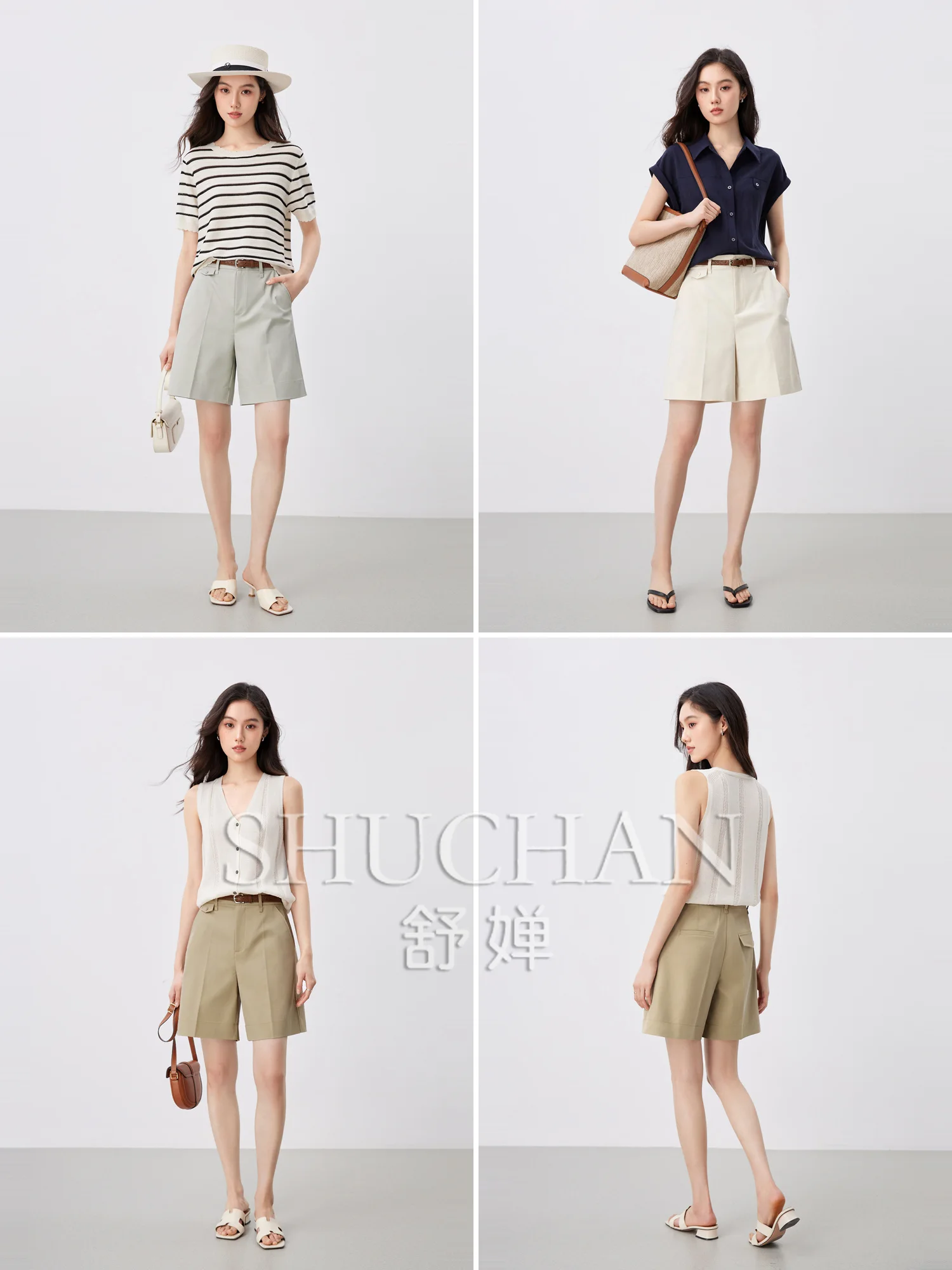 25 Letnie, codzienne, uniwersalne damskie luźne spodnie typu tuba z paskiem, klasyczne spodnie w kształcie litery H, spodnie do kolan, pantalones mujer