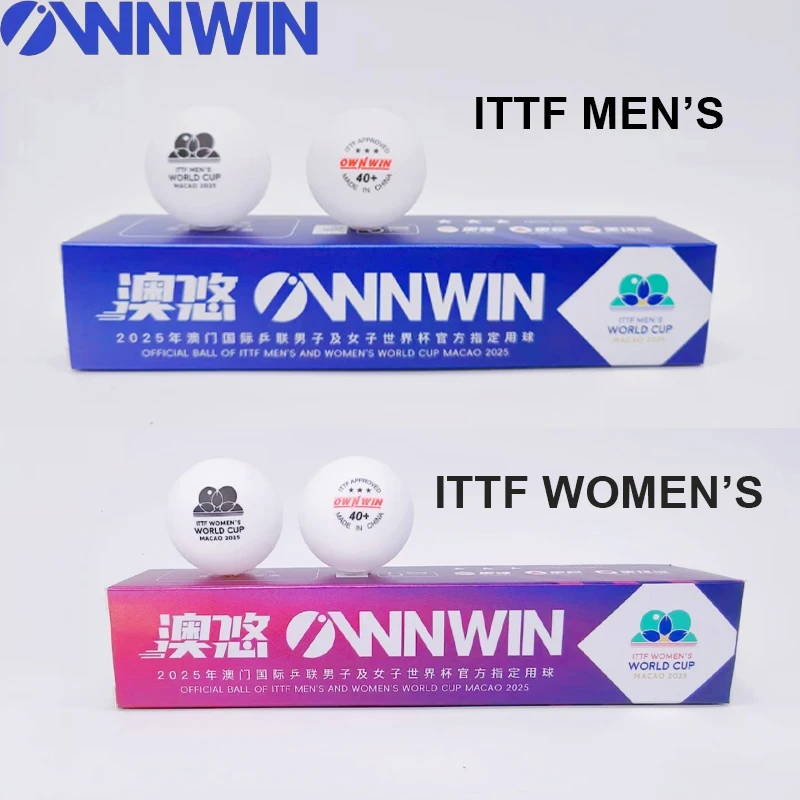 

ITTF Competition Macao 2025 Шарики для настольного тенниса 3 звезды Новый материал 40 шариков для пинг-понга без шва Одобрено ITTF 5 шт. в коробке