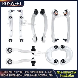 2pcs Front Suspension Upper Lower Control Arm For Bentley Continental Gt Gtc Flying Spur Accessories 3W0407151 V8 W12 2004-2019