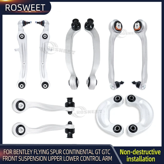 2 sztuki przednie zawieszenie górny dolne ramię kontrolne do Bentley Continental Gt Gtc amortyzator akcesoria 3 w0407151 V8 W12 2004-2019