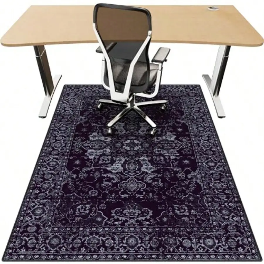 

Office Chair Mat for Hardwood Floor 36"x48" Desk Chair Mat for Home Office Non-Slip Under Desk Mat for Rolling Chair Washable