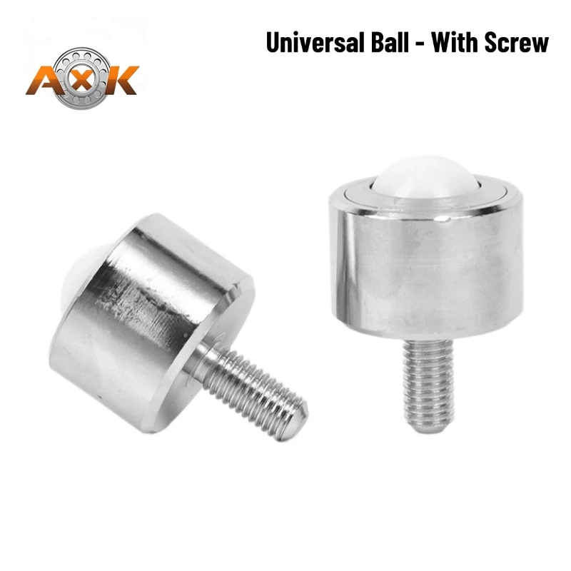 

Heavy Duty Universal Ball KSM-22FL Ball Bearing Nylon Steel Ball Bull Eye Wheel with Screw