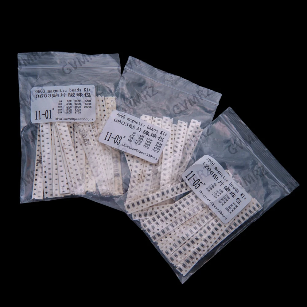 18Values 16Values 0r-330r 0603 0805 1206 SMD ferrite beads SMD 0r 150r 47r 10r 150r 300r 100r 120r 330r 0805 1206