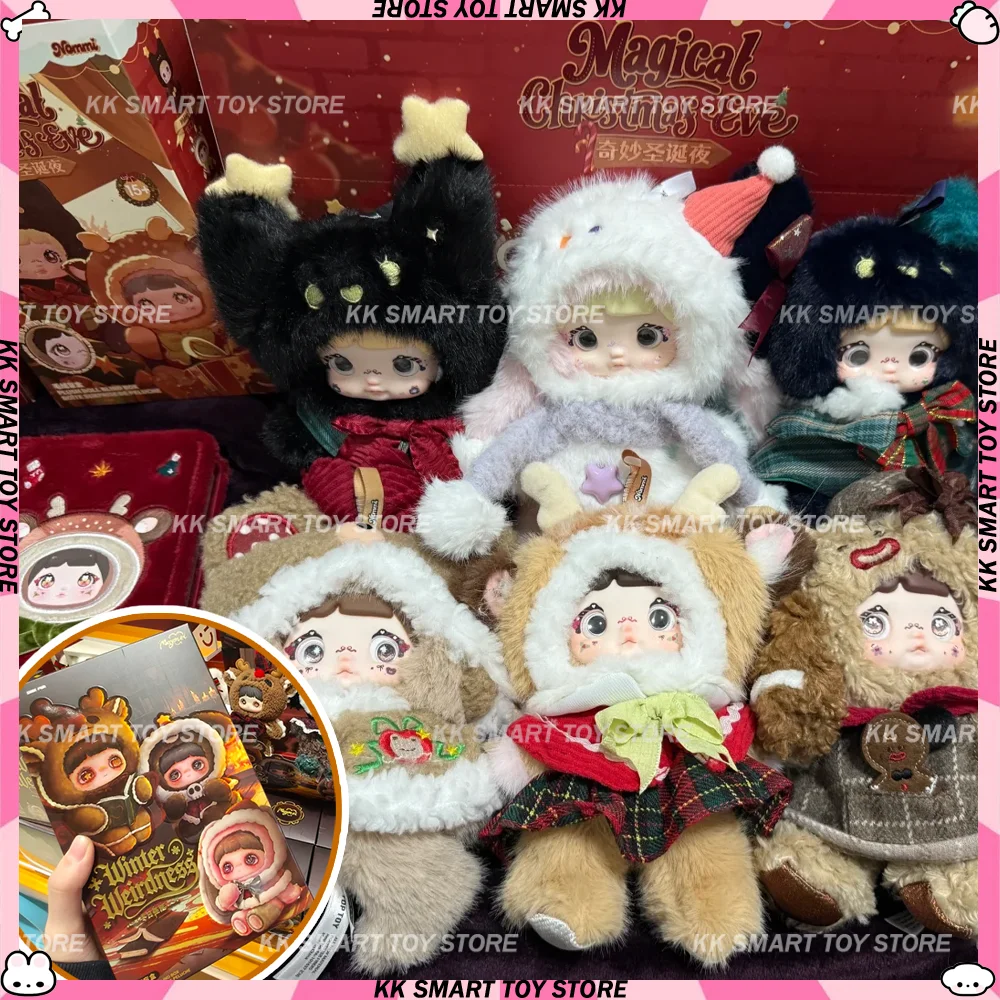 

Новый Nommi Christmas' Eve Mystery Box Nommi Charms Брелок Подлинная глухая коробка Nommi Doll Nommi Аниме Фигурки Рождественские игрушки Подарки
