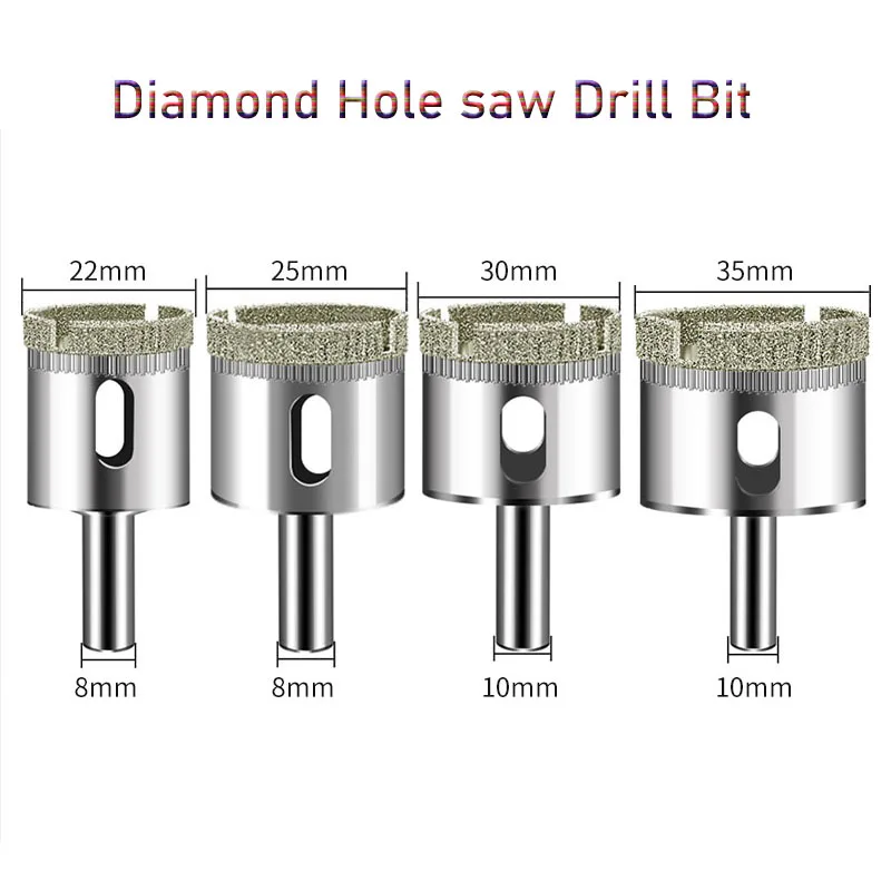 

1/3Sets 3mm-45mm High Quality Diamond Hole Saw Drill Bit Tile Marble Glass Ceramic Hole Saw Drilling Bits Extractor Remover Tool