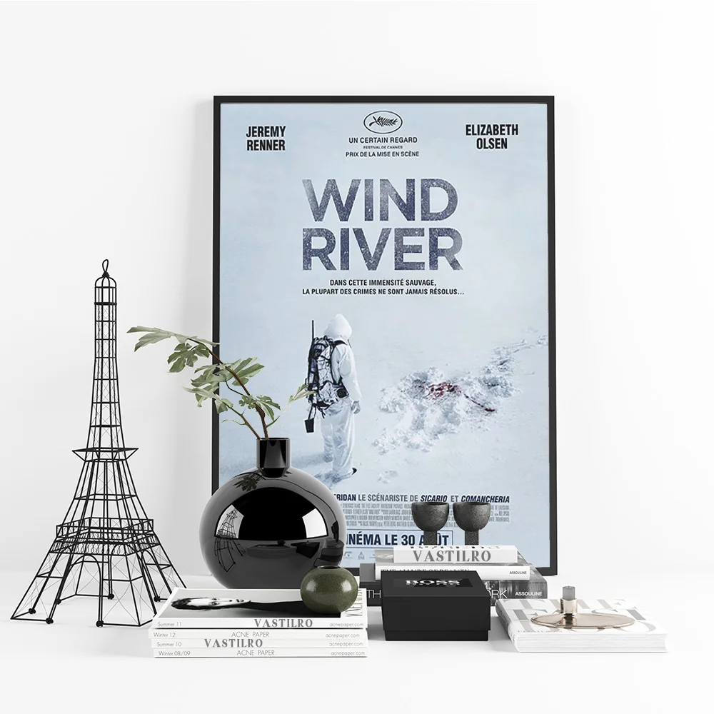 Wind River Movie Poster Film Wall Stickers Modern Print Art Canvas Painting Video Room Cinema Home Decor