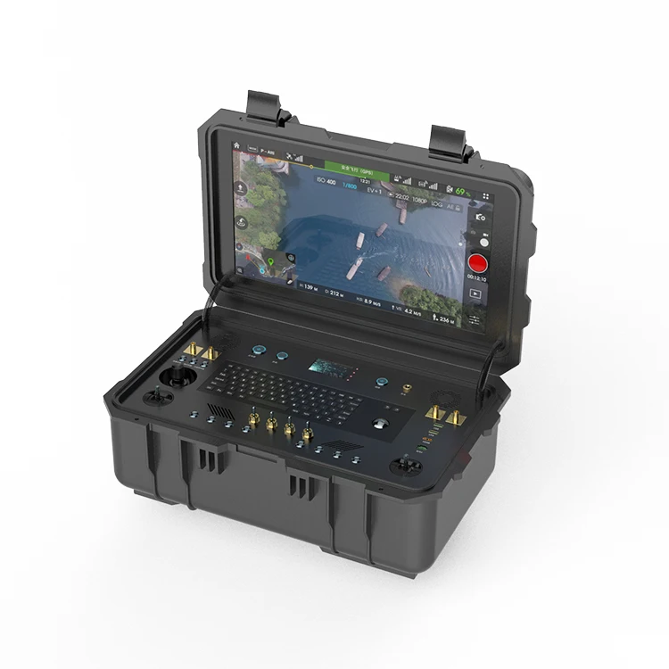 Data Link Video Link Radio Controller PC All-in-one Portable UAV Ground Control Station Radio Communication Equipment