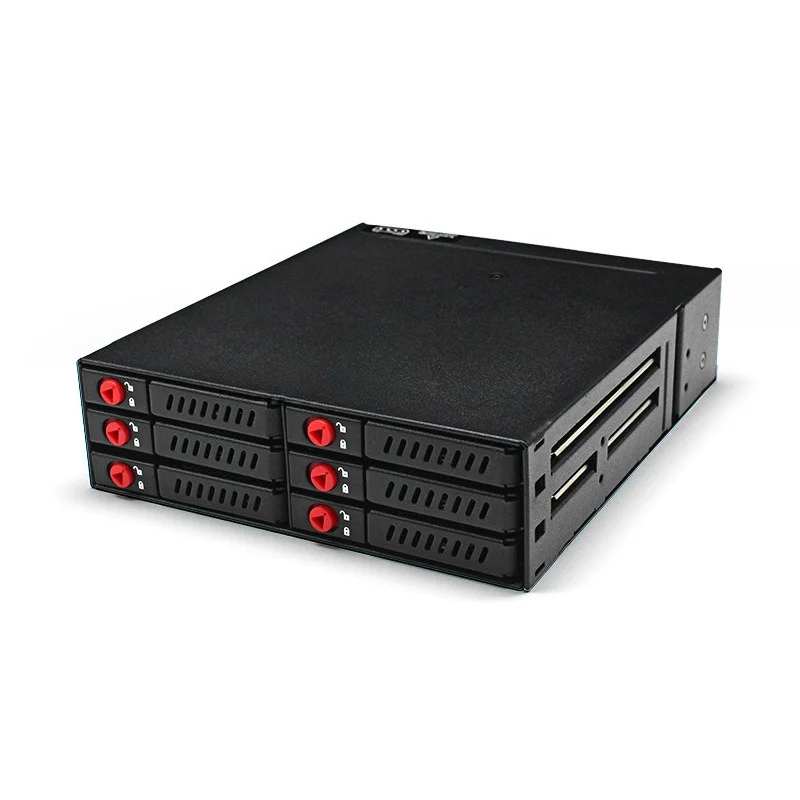 

Multi-disk position built-in hard disk box with cooling fan