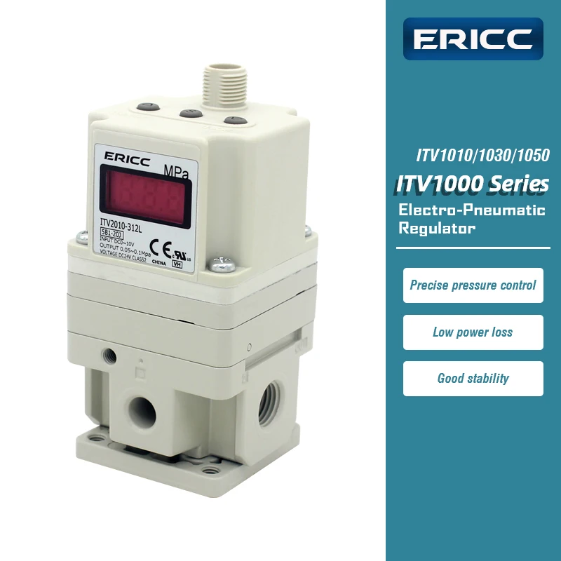 

ITV1000 Series Electro-Pneumatic Regulator Proportional Solenoid Valve ITV1030-312BL ITV1010-312L ITV1050-312N