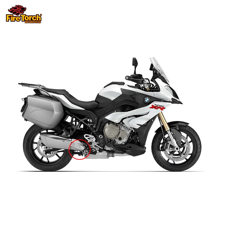 Slip On For BMW S1000XR 2015 - 2018 2019 Motorcycle Exhaust System Escape Modified Tube Middle Link Pipe Connection 51mm Muffler