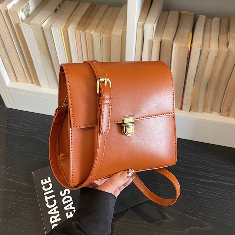 

Модные маленькие сумки через плечо для женщин, мини-сумки из искусственной кожи, сумки-мессенджеры для девочек, коричневые сумки, женские сумки с клапаном для телефона