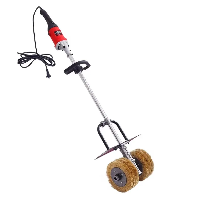 Roller Rust Remover Six Speed 1.5M Handheld Grinder Heavy Duty Multi Function Rust Weeding Floor Polishing Construction Tool