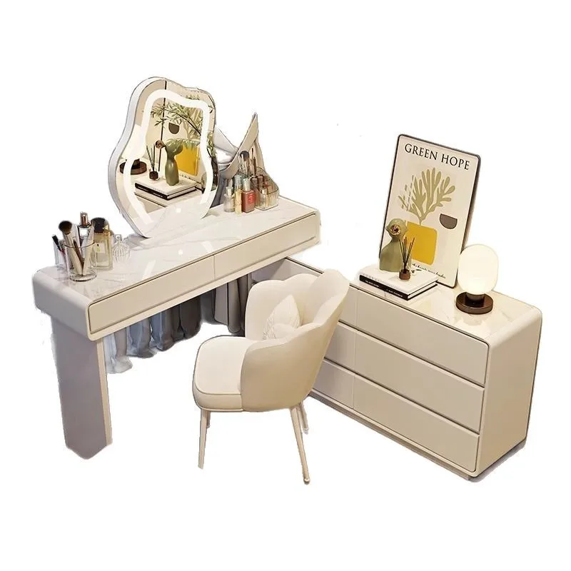 

dresser, extremely narrow 30cm integrated chest cabinet, ultra-narrow end cabinet, dressing table cream wind, storage cabinet