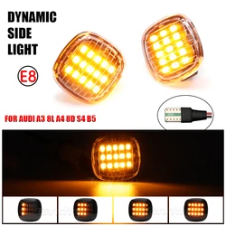 Dynamic Blinkers LED Turn Signal Light Side Marker Lamp For Skoda For Audi A3 A4 B5 A8 D2 1994 1995 1996 1997 1998 1999 2000
