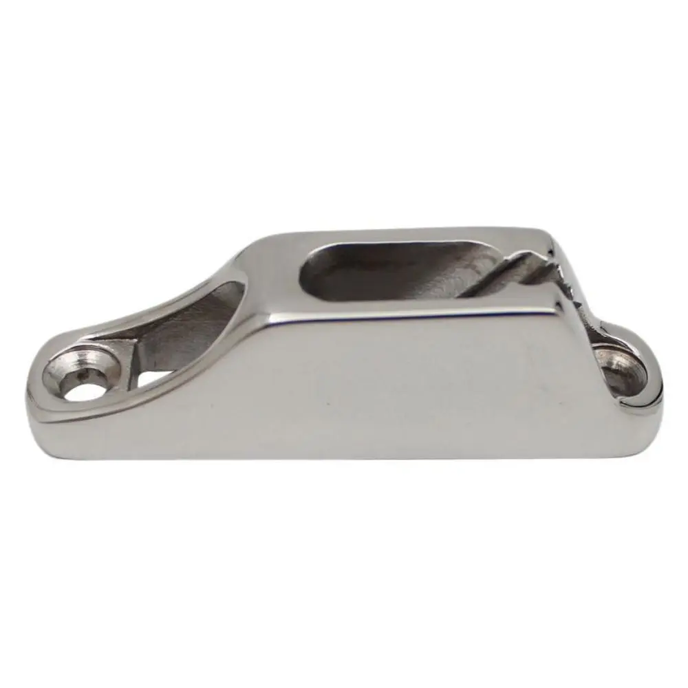 Marine Grade 316 Stainless Steel Rope Cam Cleat Heavy Duty Durable Clam Cleat Mirror Polish Boat Mooring Cleat Yacht