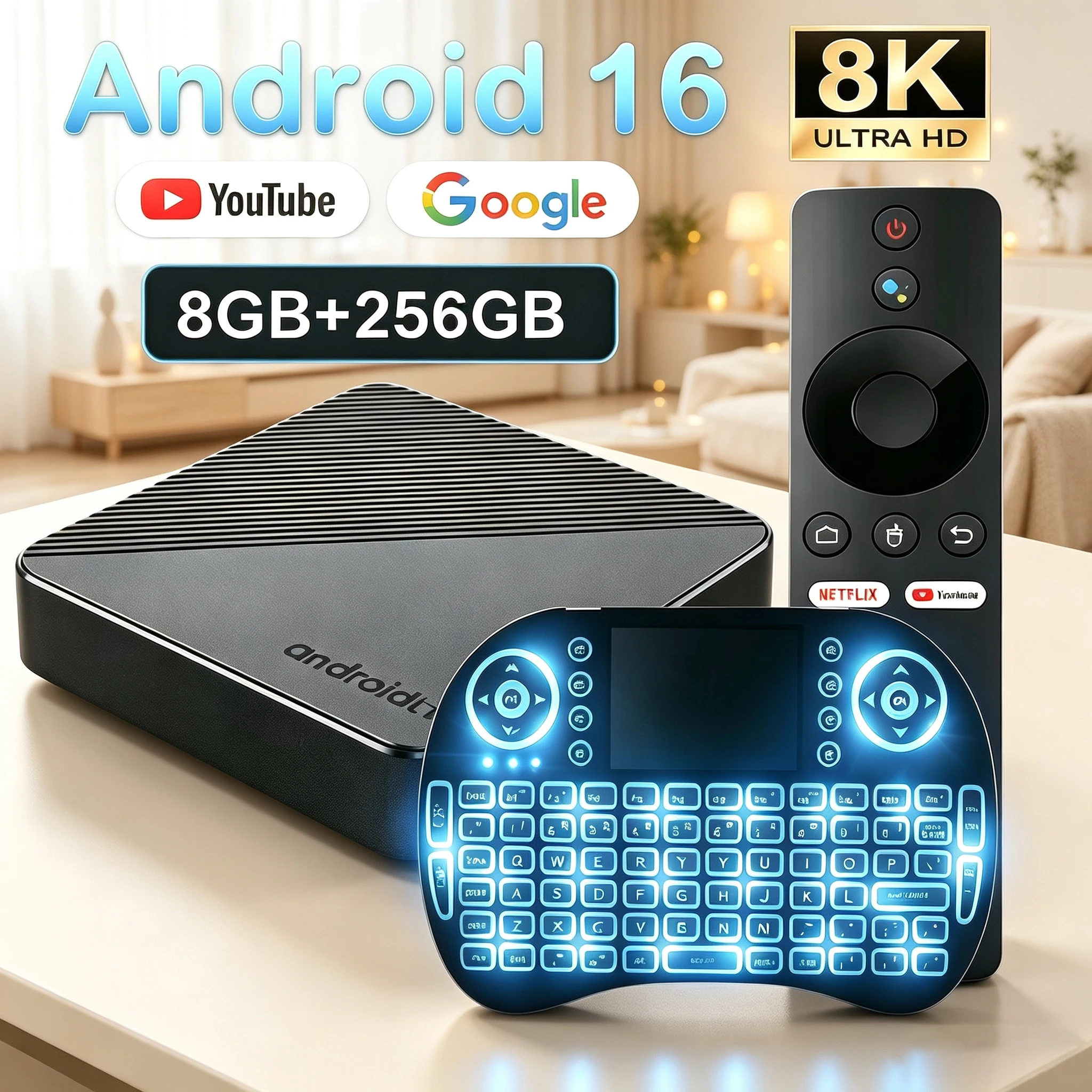 Ddr3 8Gb - スマートTVボックス 8K Android 16 スマートホームシアター 8GB