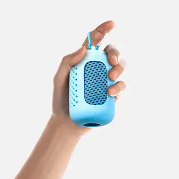 便攜式圓形矽膠包裹冷毛巾 速乾聚酯纖維毛巾 沙灘運動健身用品 10 最佳銷售 降溫毛巾 - №6