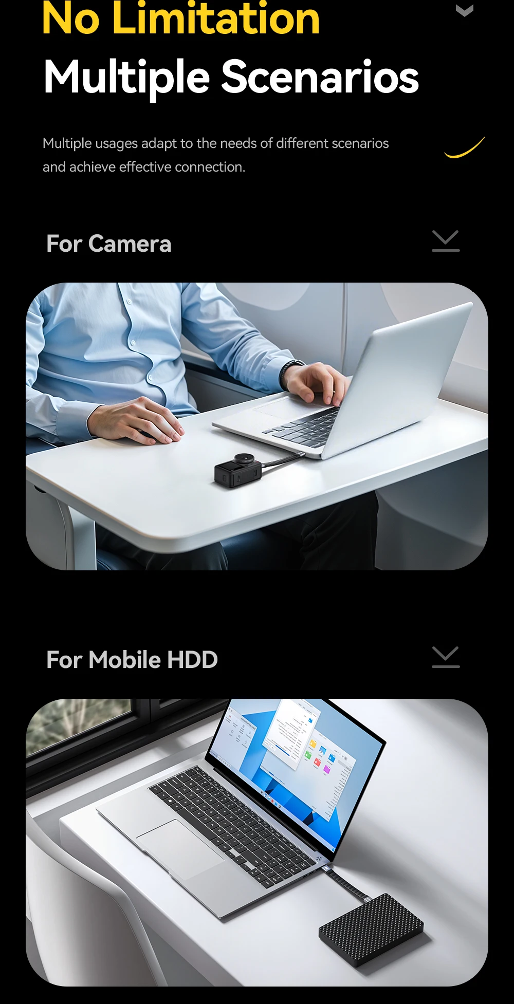 Essager USB 4.0 Typ-C-Kabel, 40 Gbit/s, Datenübertragung und 8 K bei 60 Hz, Video, 240 W PD, schnelles Aufladen für MacBook, iPhone, Laptop, mobile Festplatte – Detail 9