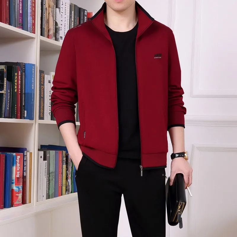 

Middle-Aged And Elderly Men's Sportswear Set Casual Sportswear Three-Piece Set Large Size Middle-Aged Sportswear for Men