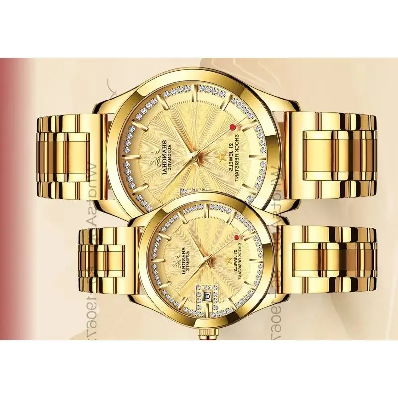 265656 Time Island Watch 1 Store Shanghai Watch Male and Female Couples Classic Retro Automatic Mechanical Watch