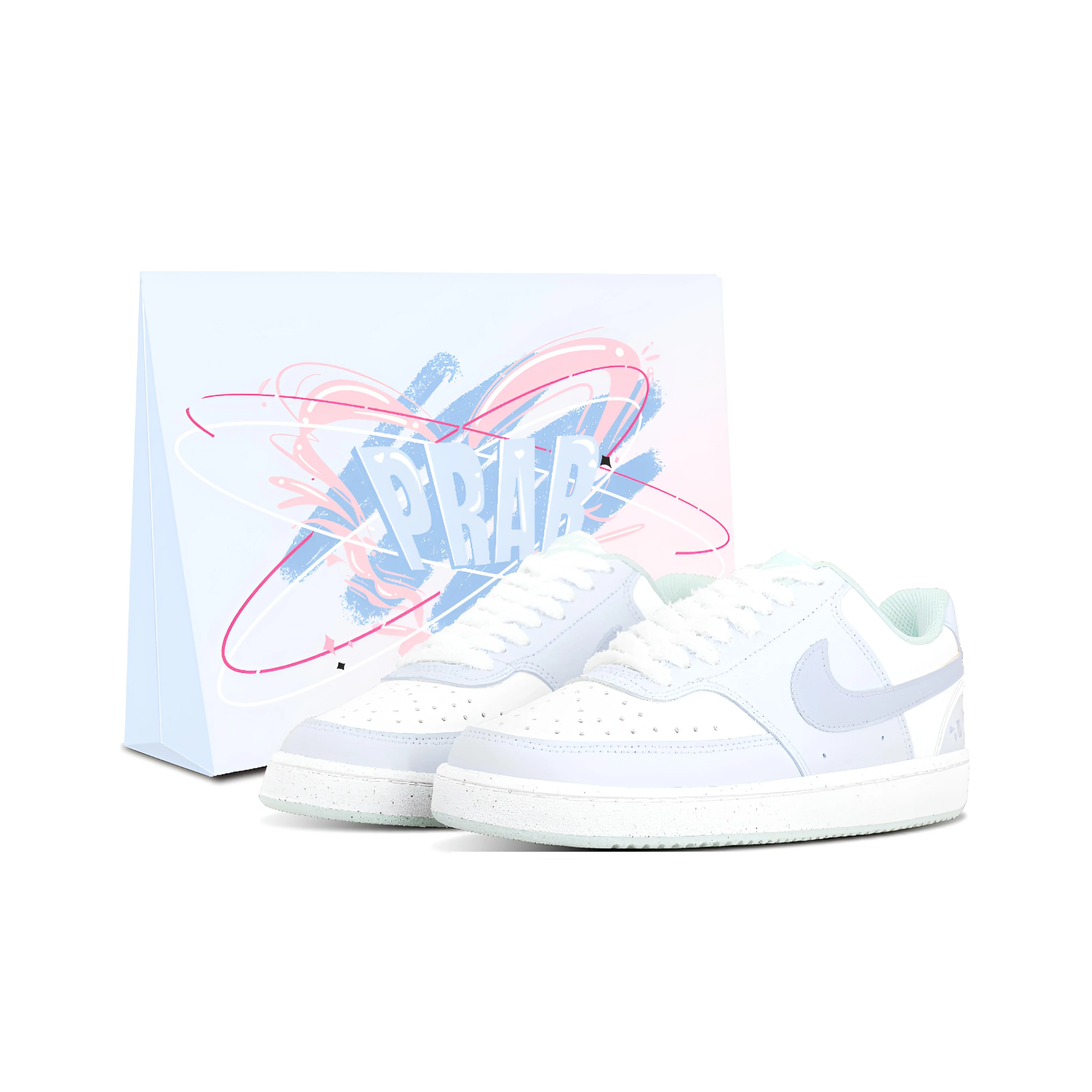 Chaussures de skateboard basses Nike Court Vision en cuir, résistantes à l'abrasion, légères et résistantes à l'usure
