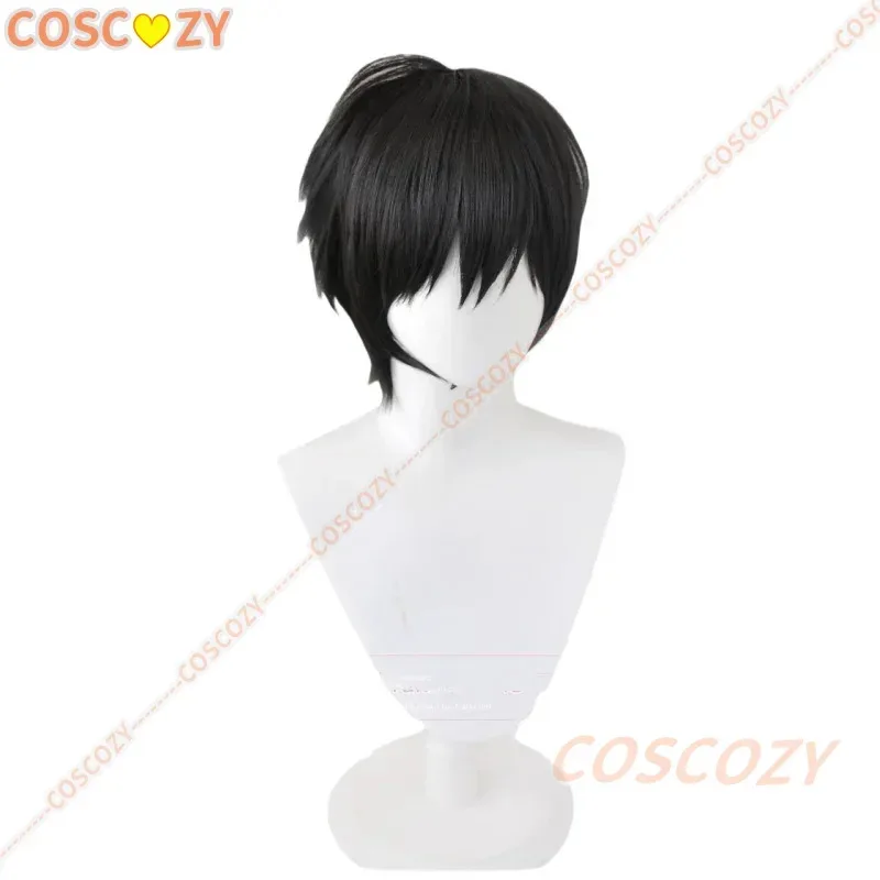 Cosplay Anime Sakamoto Days Yoichi Nagumo Cosplay Wig Black Short Hair Assassin Taro Sakamoto Halloween Con Women Men Wigs