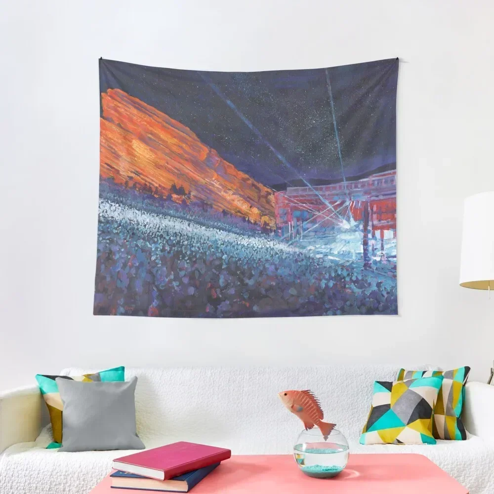 

Red Rocks Sky Tapestry Room Decoration Aesthetic Bedroom Decor Aesthetic Tapestry