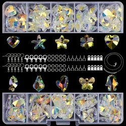 Sun Catcher Kit   Colorful Crystal Pendant With Hooks and Chains    Bracelet Earrings Accessories DIY Accessories