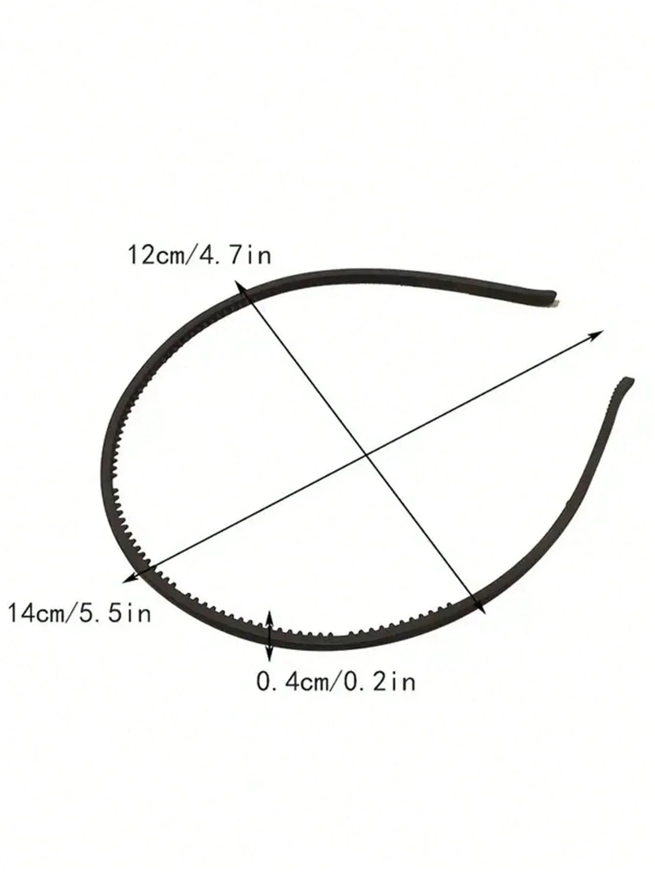 

13pcs Solid Skinny Headbands Hair Accessories For Women