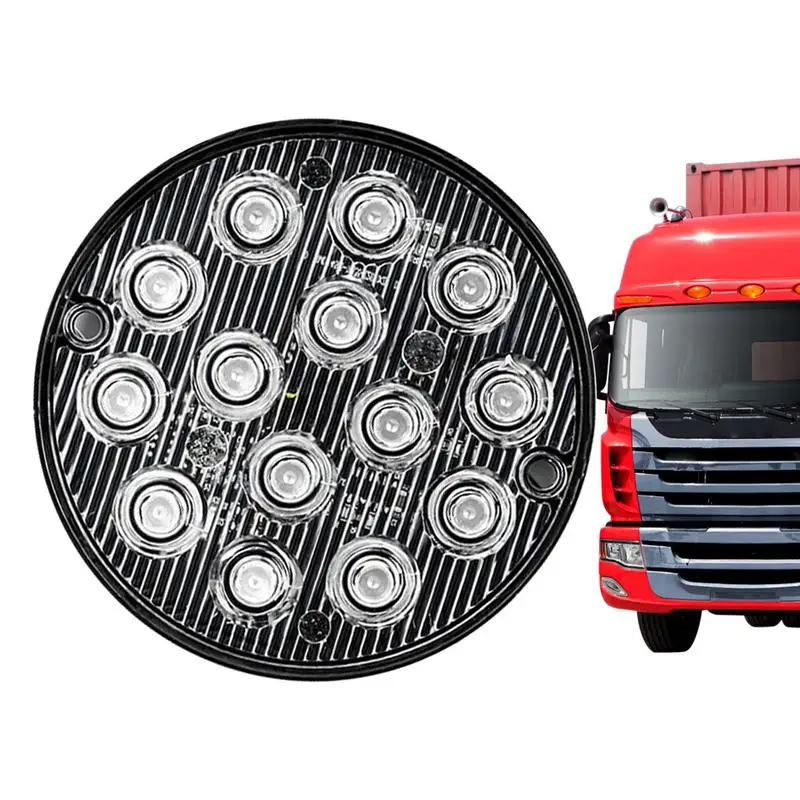 Warning Flash Light IP67 Waterproof Flash Warning Lights With 14 LEDs Eye-Catching High-Brightness With 2 Light Modes For Trucks