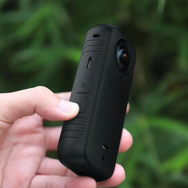 Instas360 X3 Silicone Protective Case Body Cover Lens Guards Insta 360 Panoramic Camera Portable AccessoriesFor Insta 360 X 3