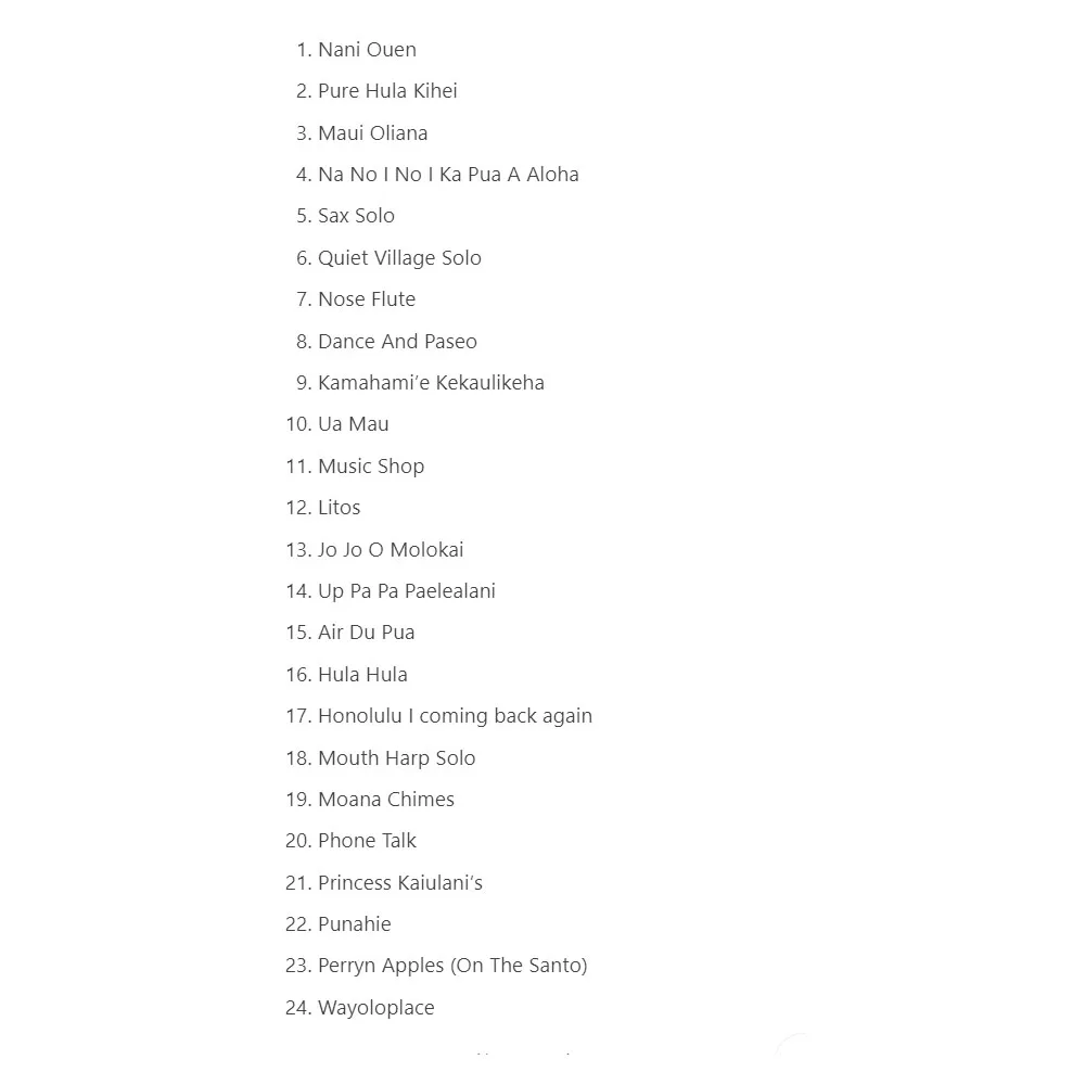 قرص مضغوط BONJOUR HAWAII KAMA AINA يأخذ موسيقى الجزيرة كأساسية للخلق #5