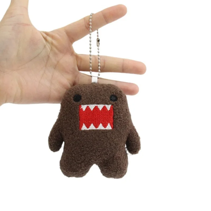 Kawaii Niedlicher Domo Kun Plüsch-Schlüsselanhänger Anime Schlüsselring Charm für Taschen Schlüssel Geschenk Sammlung