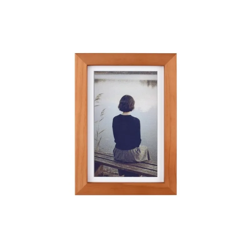 

7.3inch E6 Full Color E-Paper With Solid Wood Photo Frame For Raspberry Pi Zero, Ultra-long Standby, 800 × 480 Resolution, Batt.