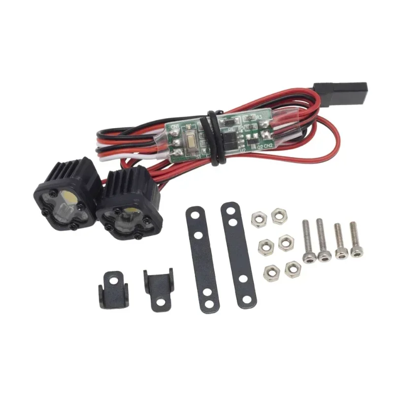 

Яркие светодиодные фонари на радиоуправлении для 1/10 RC Crawler Axial SCX10 90046 Wraith Capra Redcat Gen8 VS4-10