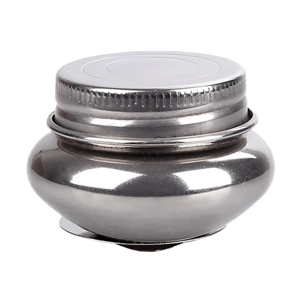 

Single Port Oil Pot Stainless Steel Paint Brush Washing Bucket Cleaner Jar Painting Supplies Watercolor Class Home Use