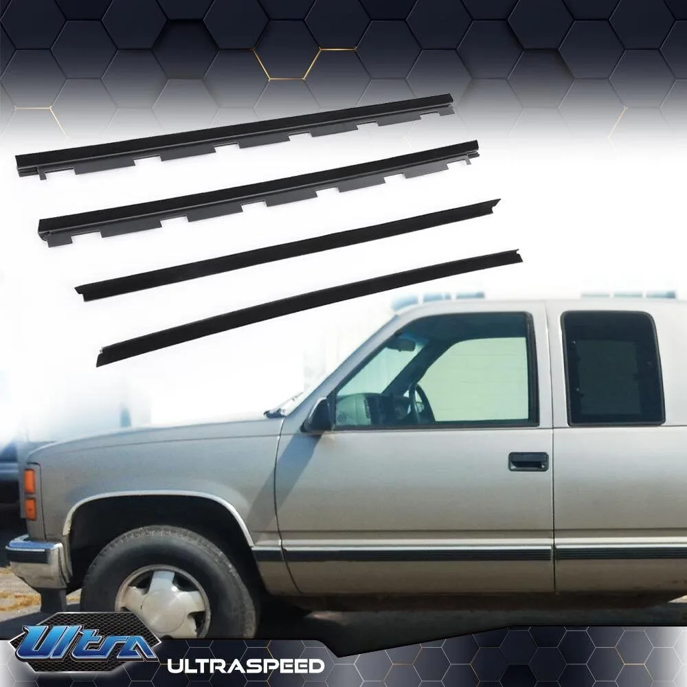 

Inner & Outer Window Sweep Felt Seal Weatherstrip 4 Pc Kit Fit For Chevy Truck United States