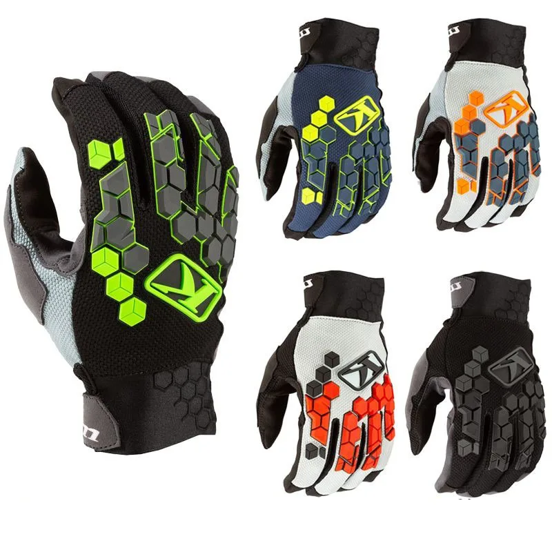 2024 Motorcycle Riding Gloves Wear resistant and Breathable Motorcycle All Finger Gloves Outdoor Speed Reducing Bicycle gloves