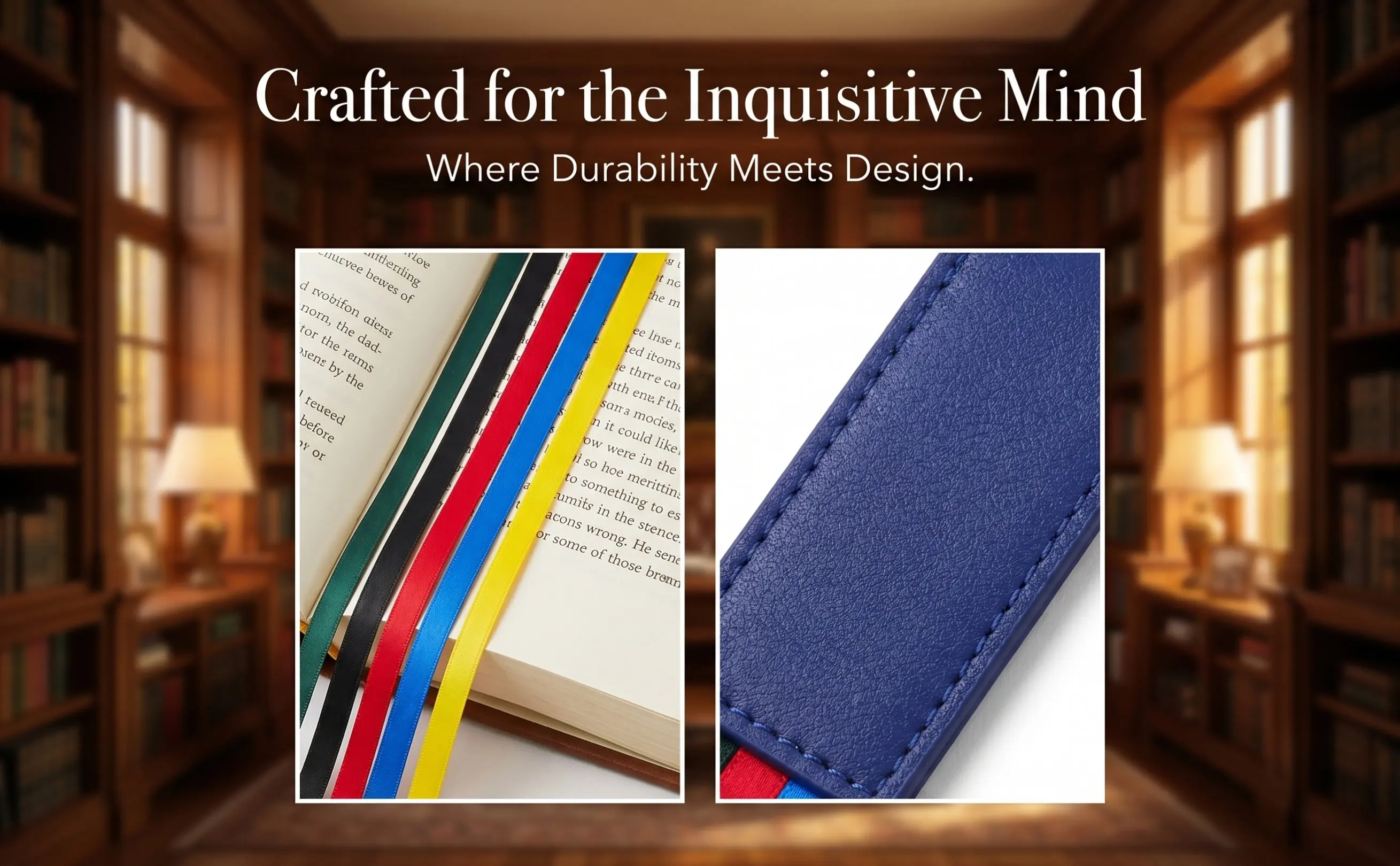 Ribbon Bookmark For Books Page Marker Reading Accessories Students Graduates Book Tabs Reusable Bookmarks