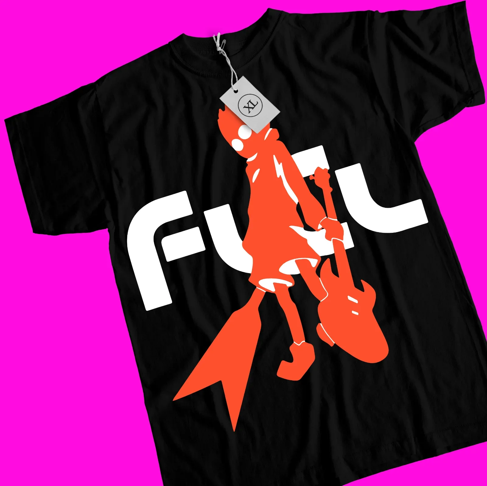 Unisex Naota FLCL Mamimi Samejima Anime T-Shirt, Retro Manga Shirt