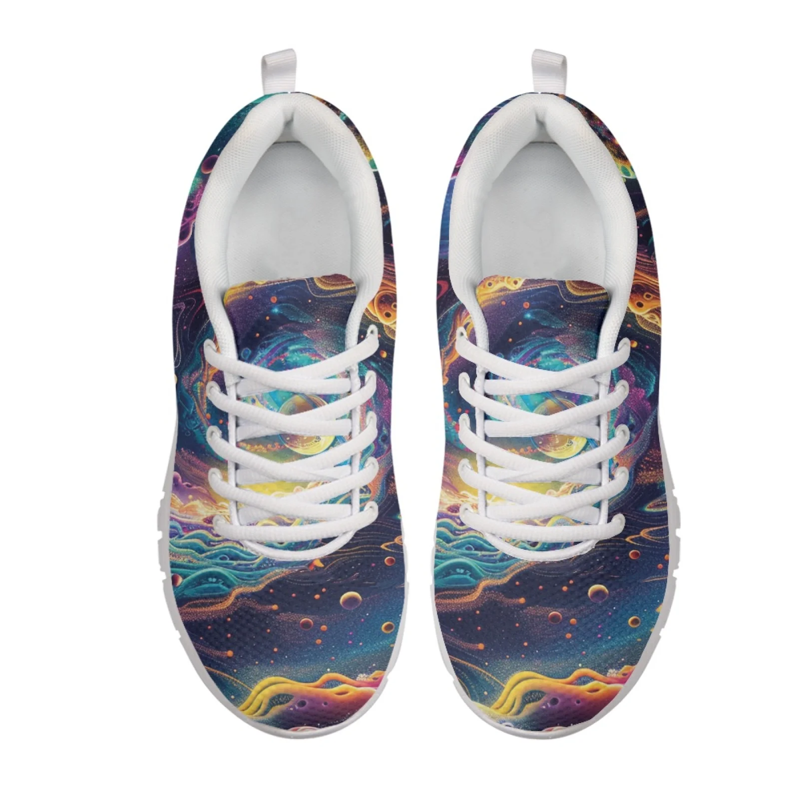 Coloranimal Cosmic Galaxy Breathable Running Sneakers Women Sneakers Trainers Footwear for Mens Womens