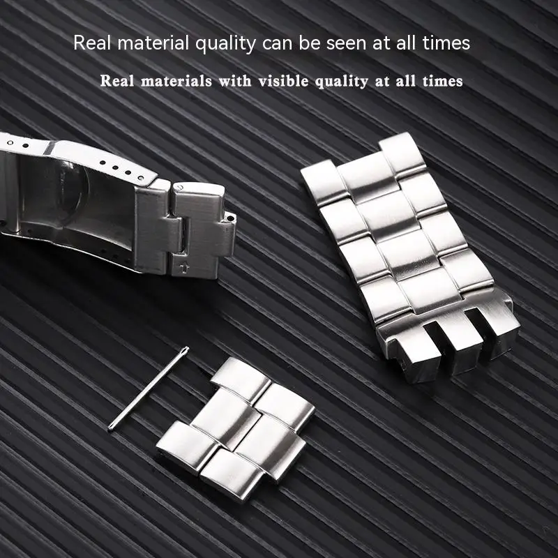 Cadena de reloj de acero de precisión sólida para Swatch YTS401 402 403G, banda de reloj de 20mm, pulsera de interfaz convexa dedicada, correa para hombre