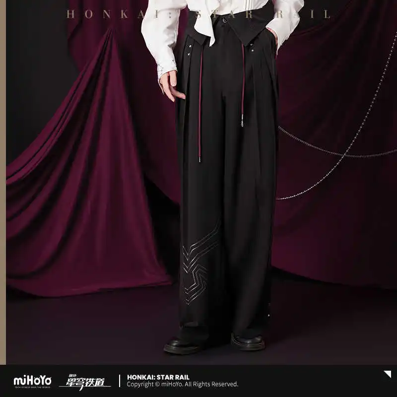 

MiHoYo Official Game Original Honkai Star Rail Kafka Theme Impression Series Black Pants Doujin Cosplay Trousers Gifts