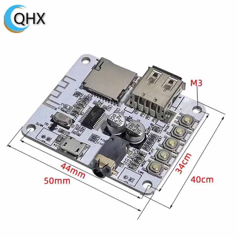 Mini wireless Bluetooth 5.0 USB flash drive TF card audio receiving module