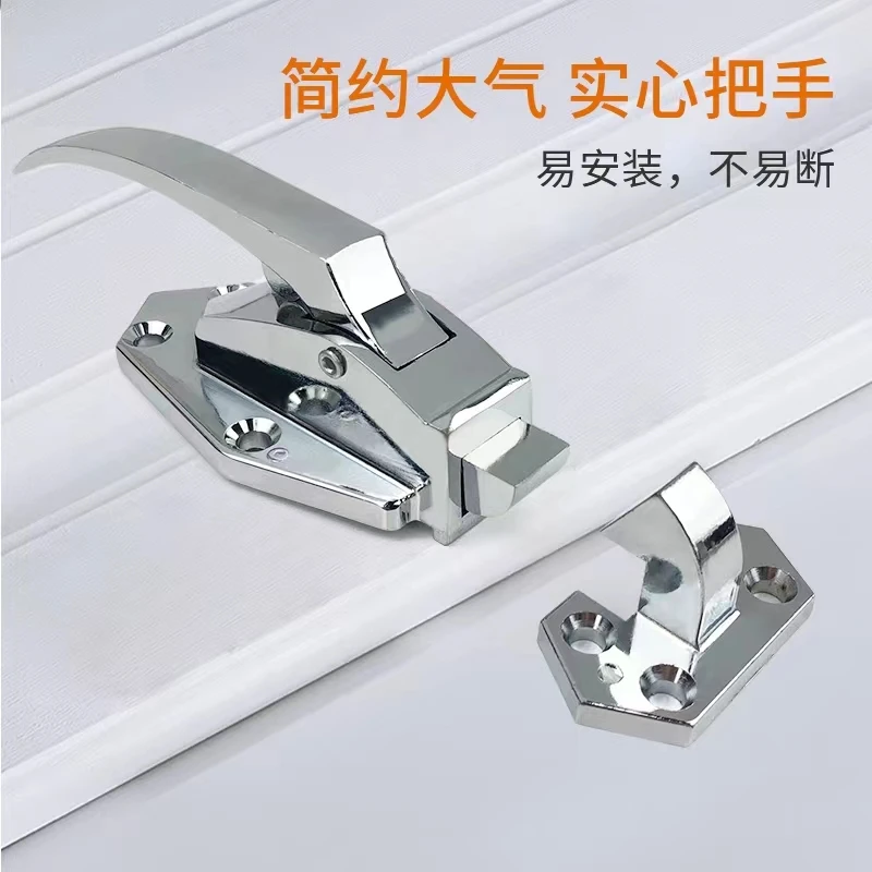 

1061 Freezer door lock handle Baking box door lock industrial lock 6 inch handle cold storage small door lock