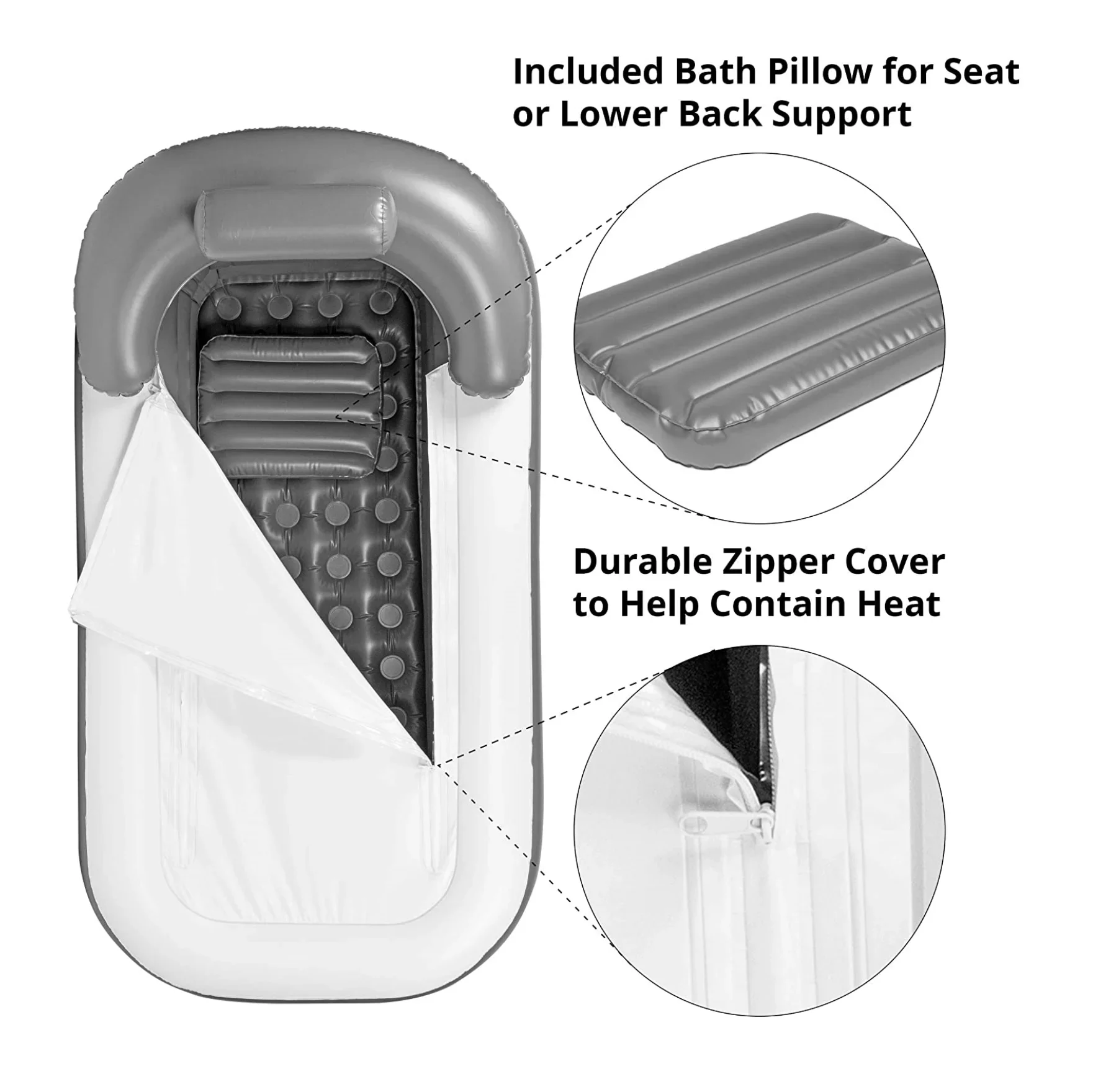 Private sign bathroom adult plastic folding freestanding massage portable adult plastic inflatable bathtub