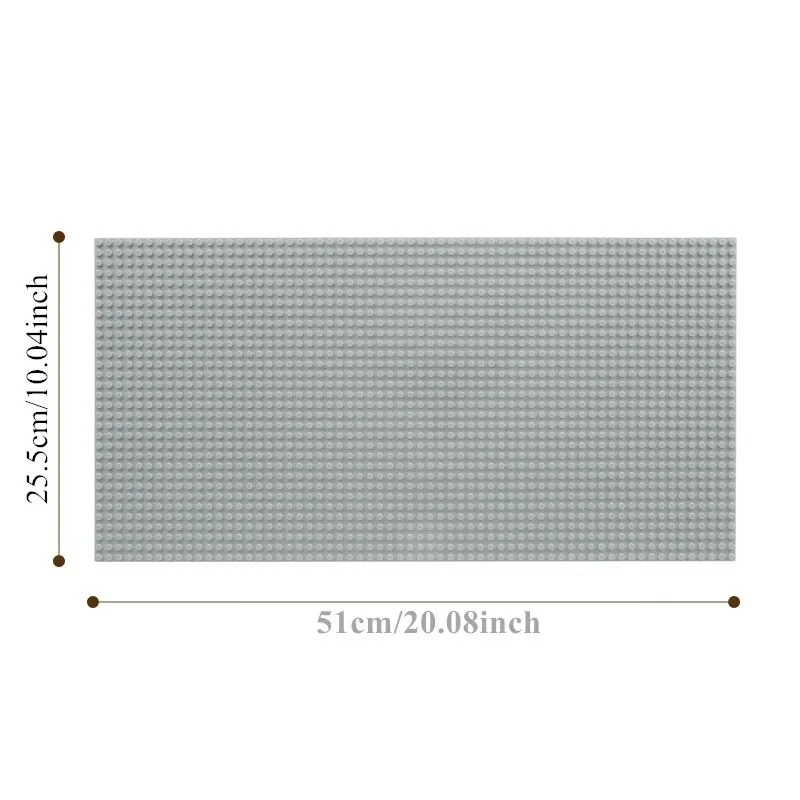 2Pcs 32x64 Holes Large Classic Building Blocks Base Plate - Compatible With Brand Toys, DIY Assembled Wall,Christmas Hallow Gift