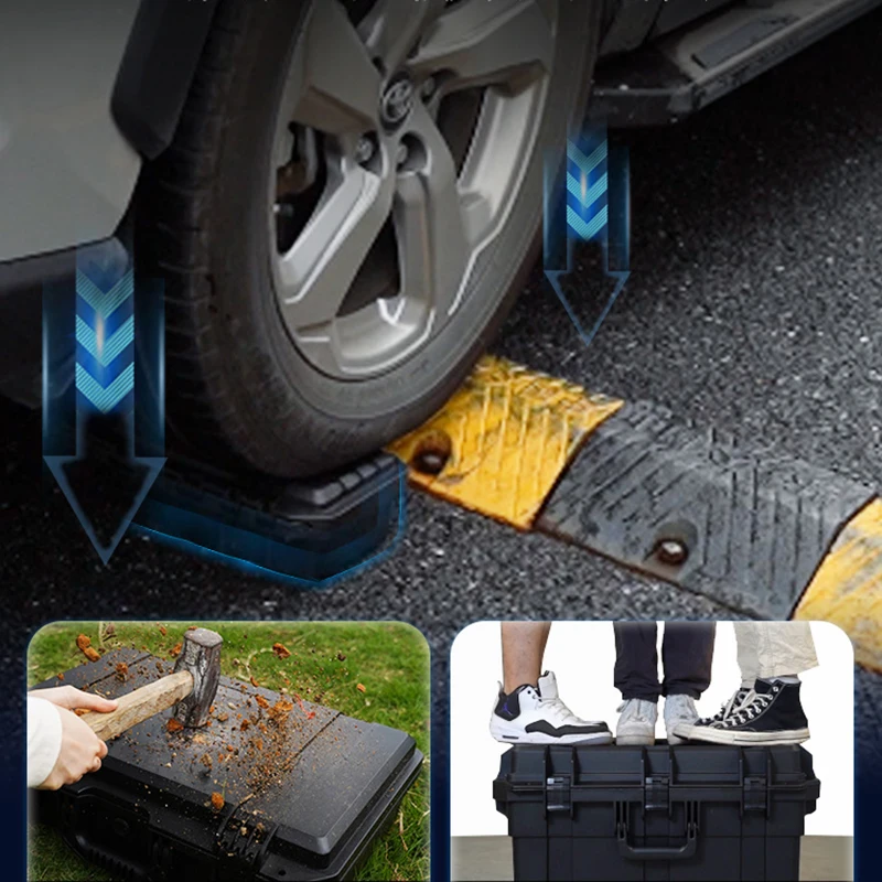 6/8/12 Grid New Waterproof Watch Storage Box Anti Drop Safety Watch Box Equipment Instrument Storage Box Toolbox