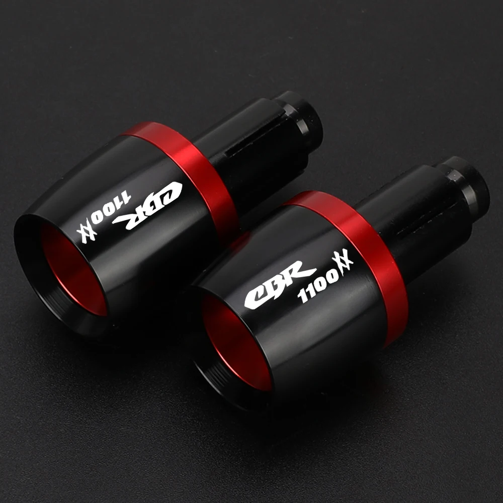 لهوندا CBR1100XX الشحرور CBR1100 XX CBR 1100 XX 1996-2007 دراجة نارية المقود القبضات بار ينتهي غطاء موازنة التوصيل الشريحة