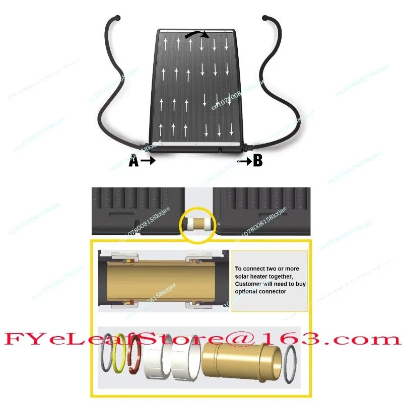 Home Multi-functional3900 Solar Pool Heater